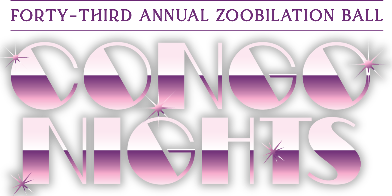 forty third annual zoobilation ball congo nights logo banner