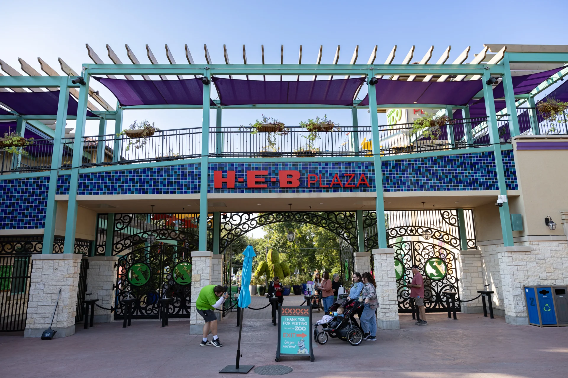 a large entrance