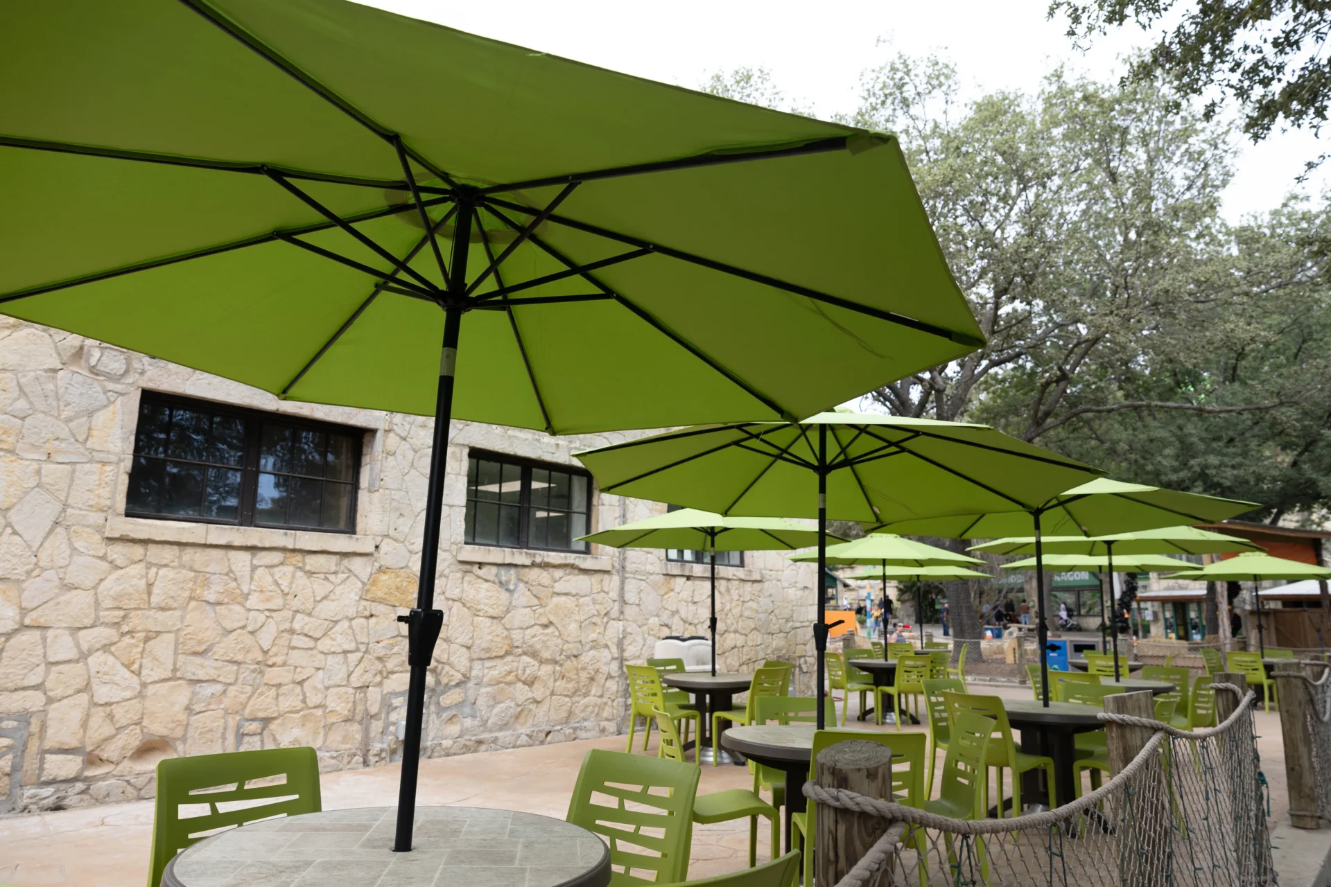 chairs and umbrella