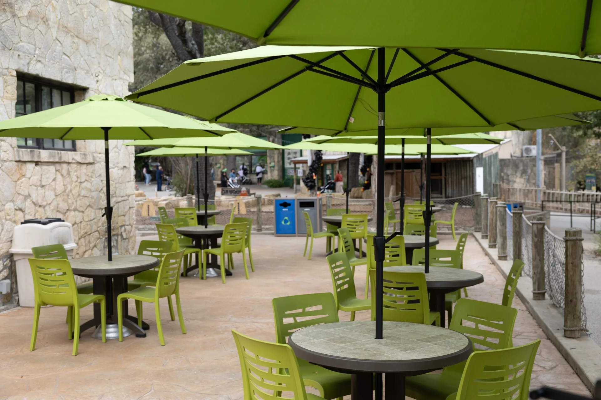 chairs and umbrella